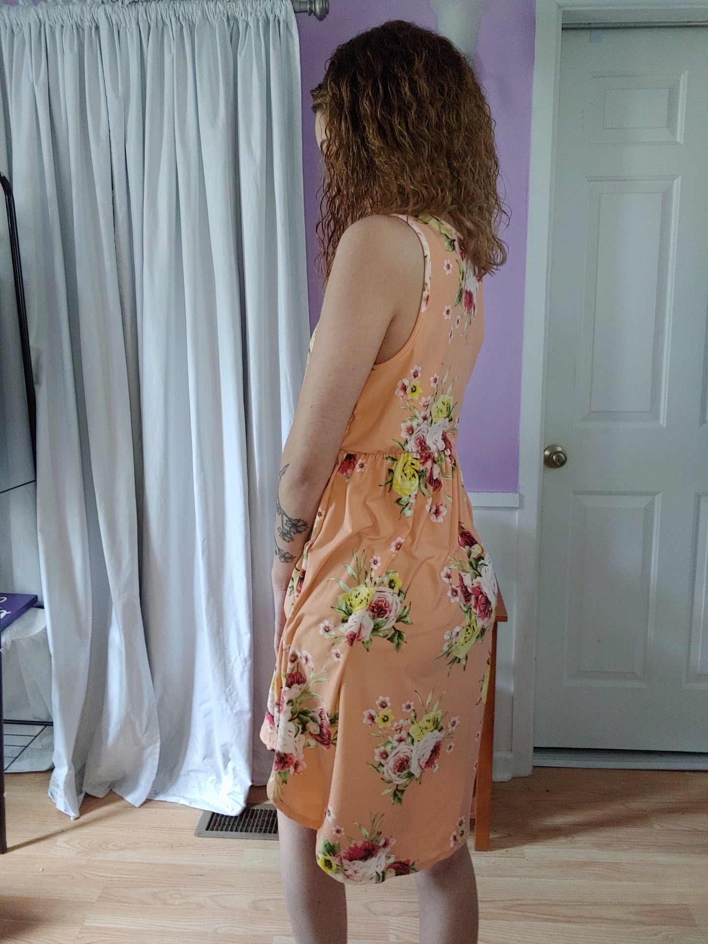 Georgia Floral Tank Dress (S-XL)
