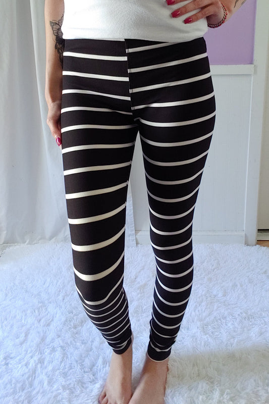 Simple Stripes FULL Yoga Leggings (Super Soft) S-XL