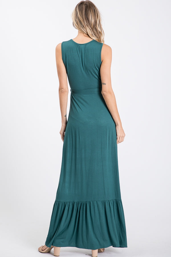 Deep Green Maxi Dress (S-XL)